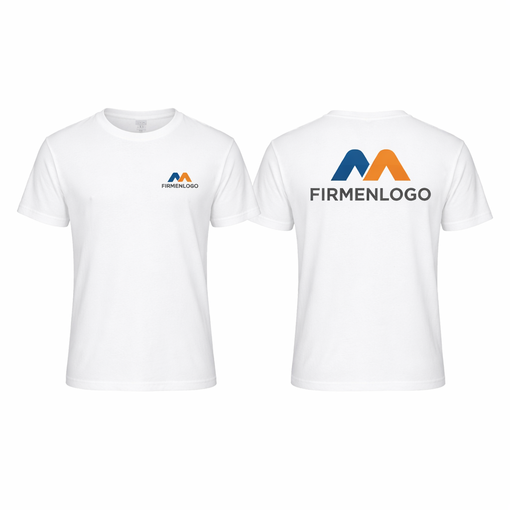 Premium T-Shirt B&C e190 | inklusive Brust- und Rückendruck